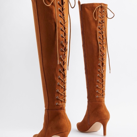 Torrid Faux Suede Stiletto Over the Knee Boot NWT Size 10W - Picture 1 of 9